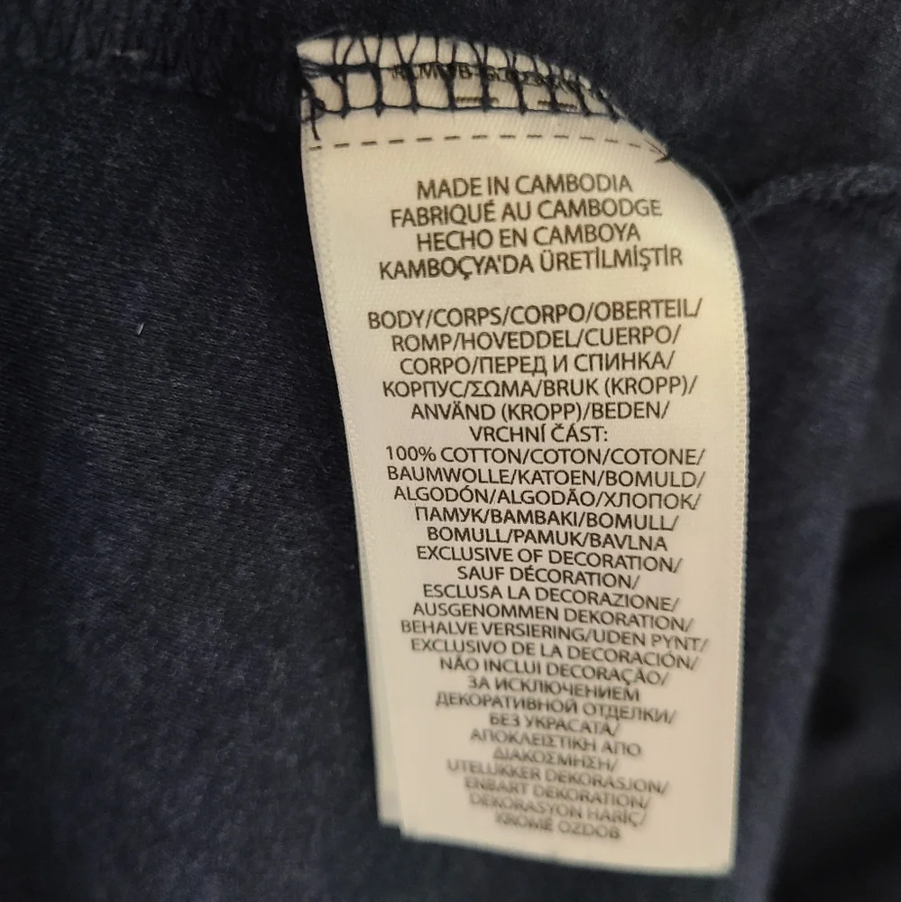 POLO RALPH LAUREN Polo Shirt Pima Cotton Custom-Fit French Navy XXL
